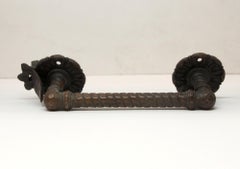 Bronze Antique Arts & Crafts Door Pull or Handle with Thumb Latch