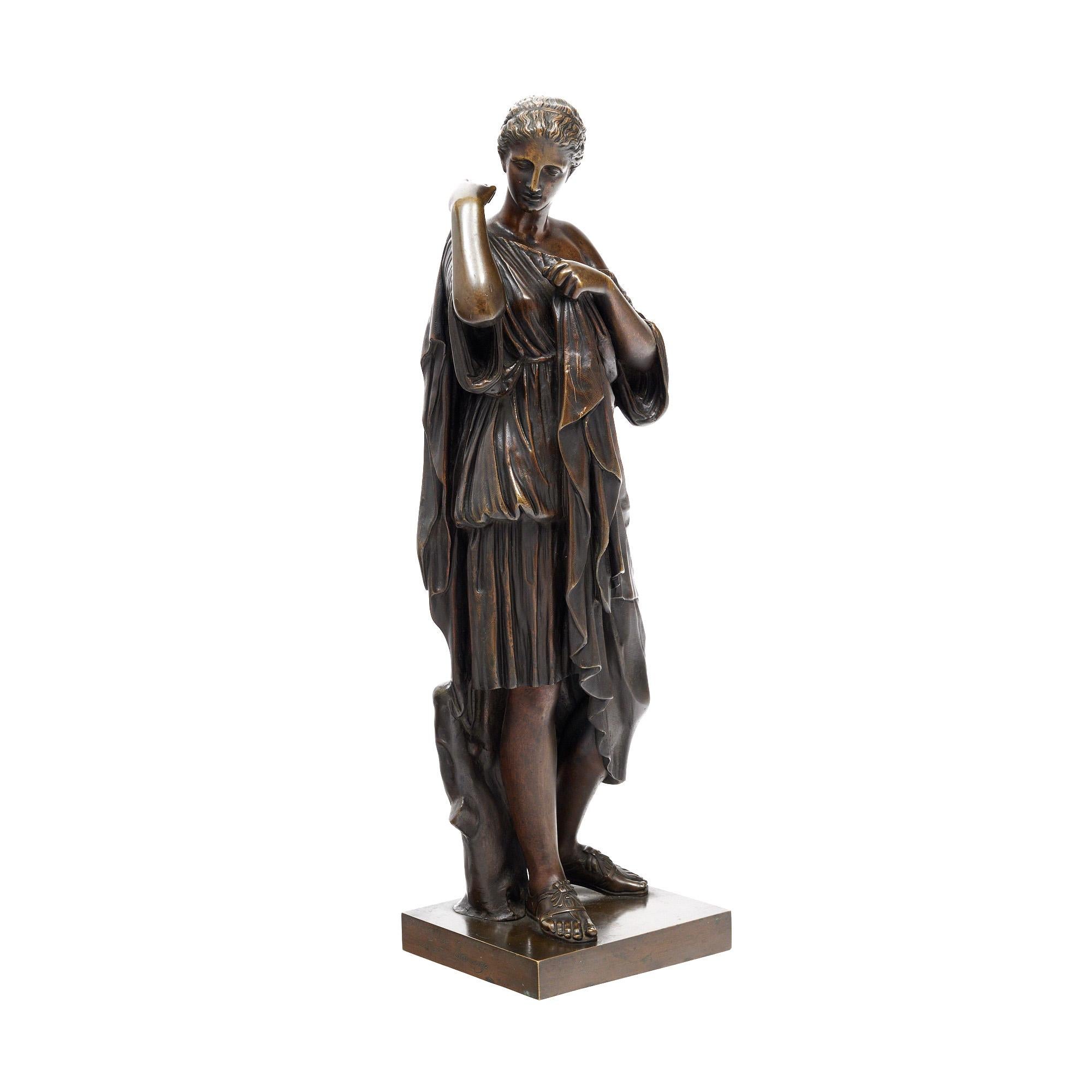 Scultura in bronzo proveniente dalla Francia e realizzata intorno al 1920. Questo pezzo è una versione della famosa scultura 