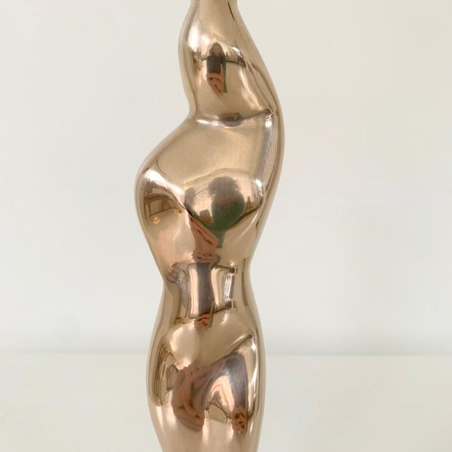 Bronzo Candeliere antropomorfo in bronzo, 1970 circa, Francia. in vendita