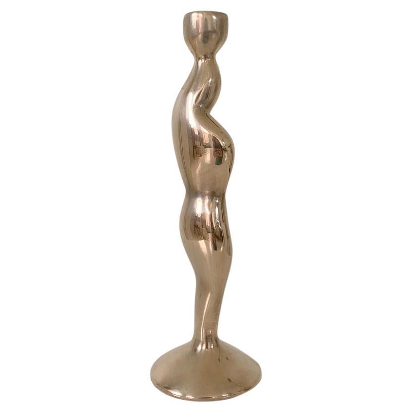 Candeliere antropomorfo in bronzo, 1970 circa, Francia.