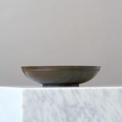 Bronze Art Deco Bowl by GAB Guldsmedsaktiebolaget, Sweden, 1930s.