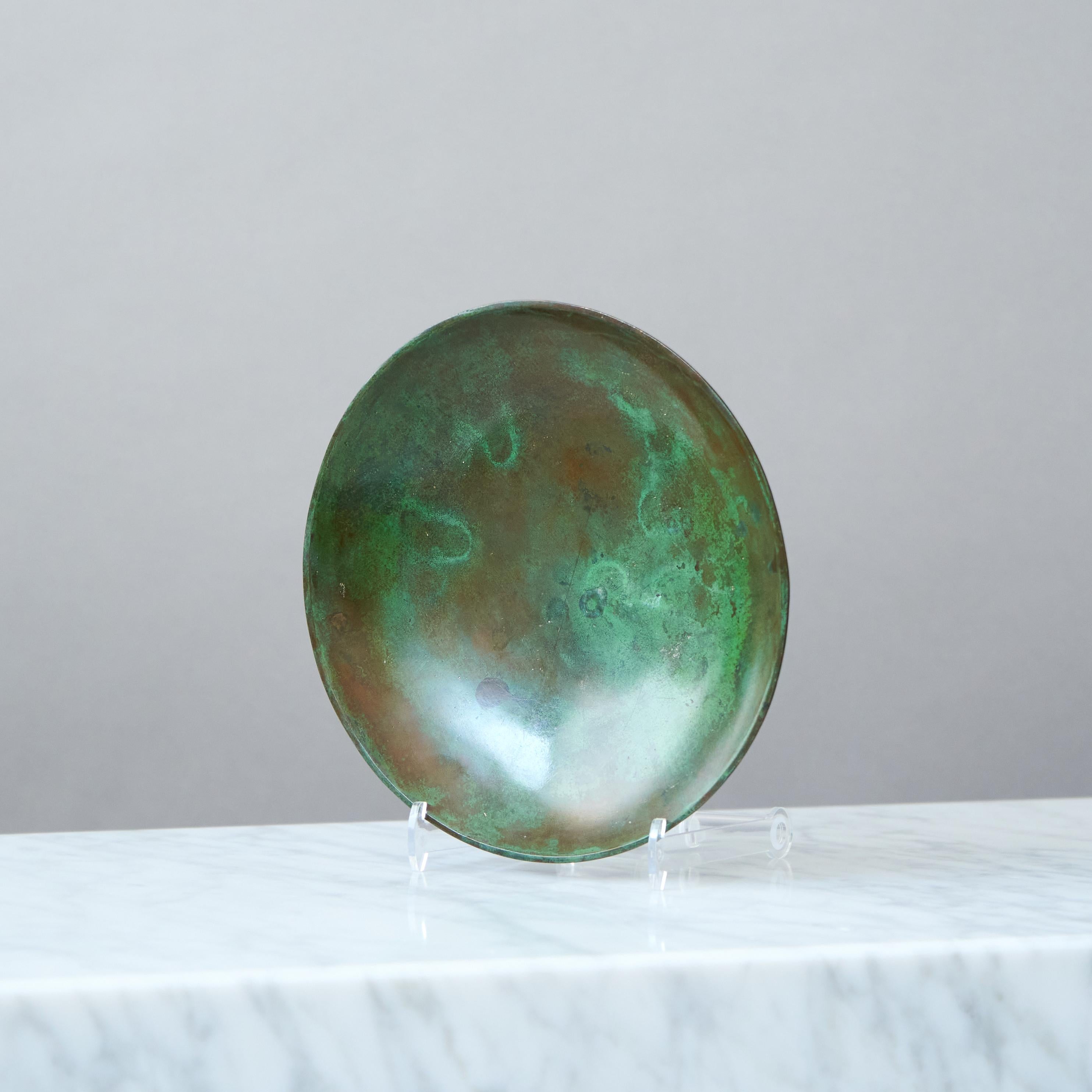 20ième siècle Bol Art déco en bronze par Sune Backstrom, Suède, années 1930 en vente