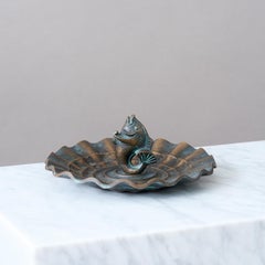 Ciotola/piatto in bronzo Art Deco di Böhlmarks, Svezia, 1930.