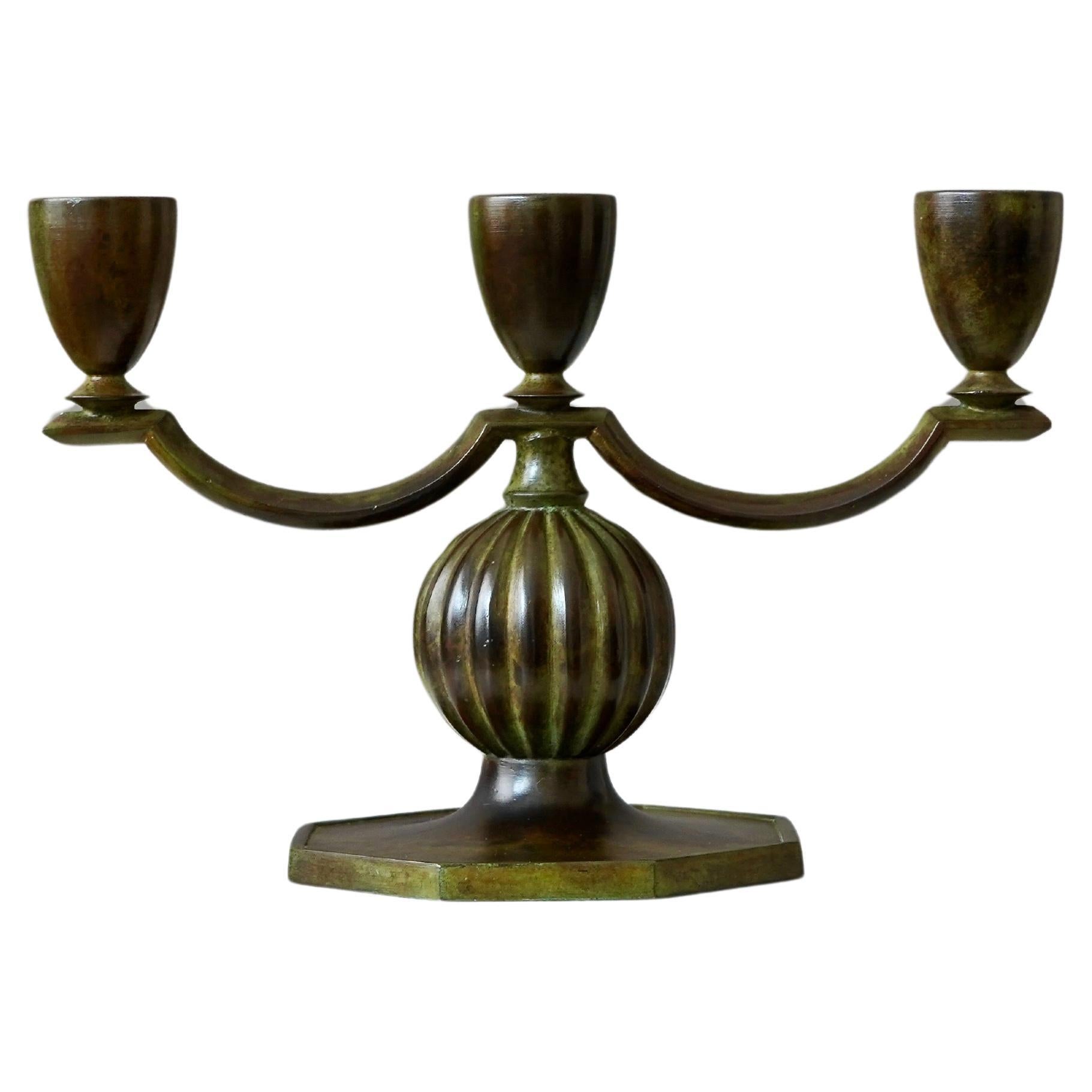 Chandelier Art déco par GAB Guldsmedsaktiebolaget, Suède, années 1930