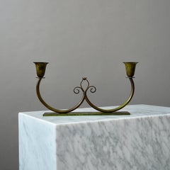 Chandelier Art Déco en bronze de Lyfa, Danemark, années 1930