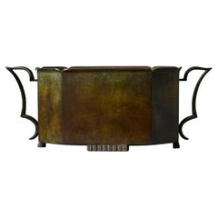 Art-Déco-Jardinière aus Bronze von GAB Guldsmedsaktiebolaget, Schweden, 1930er Jahre
