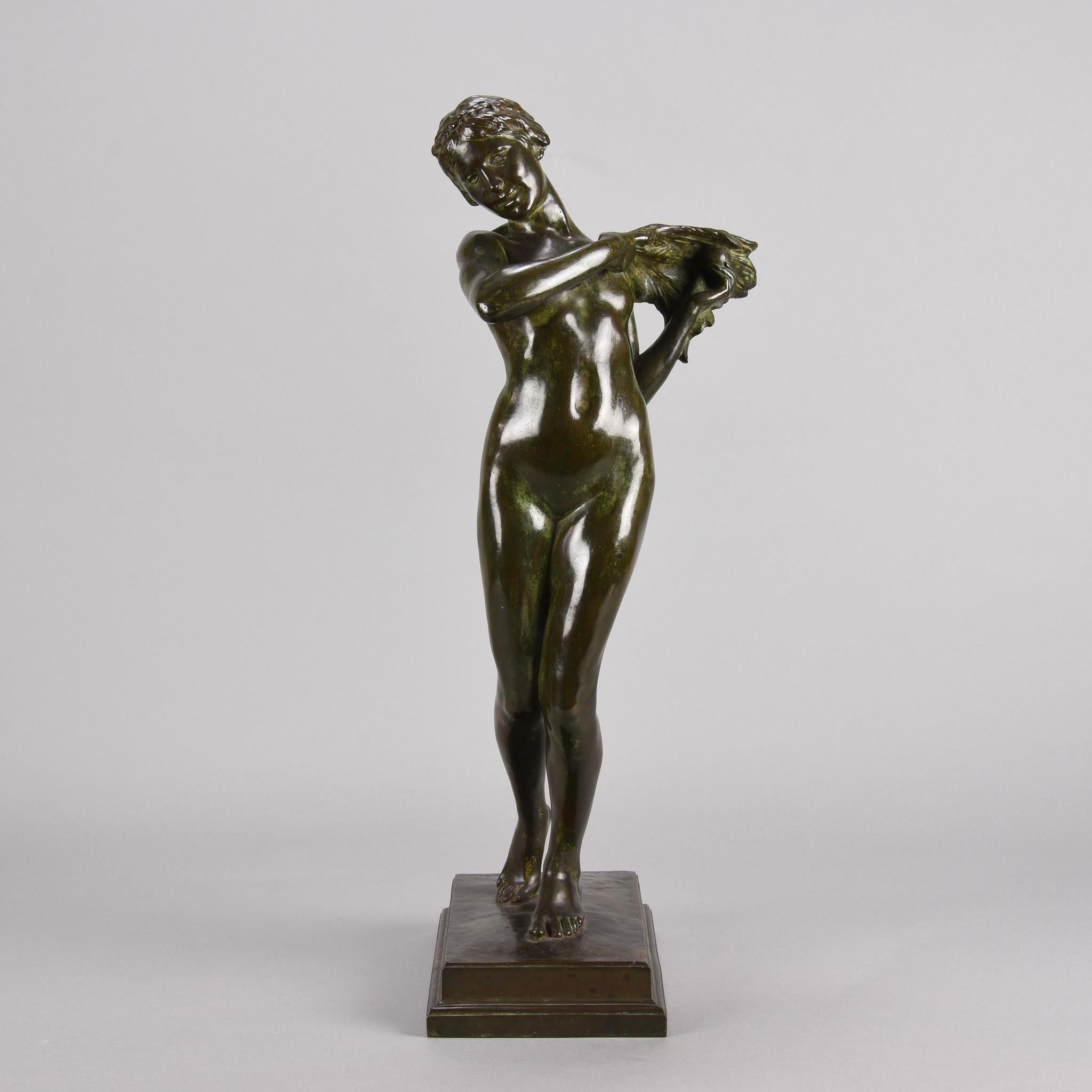 Cast Bronze Art Deco Sculpture Entitled 