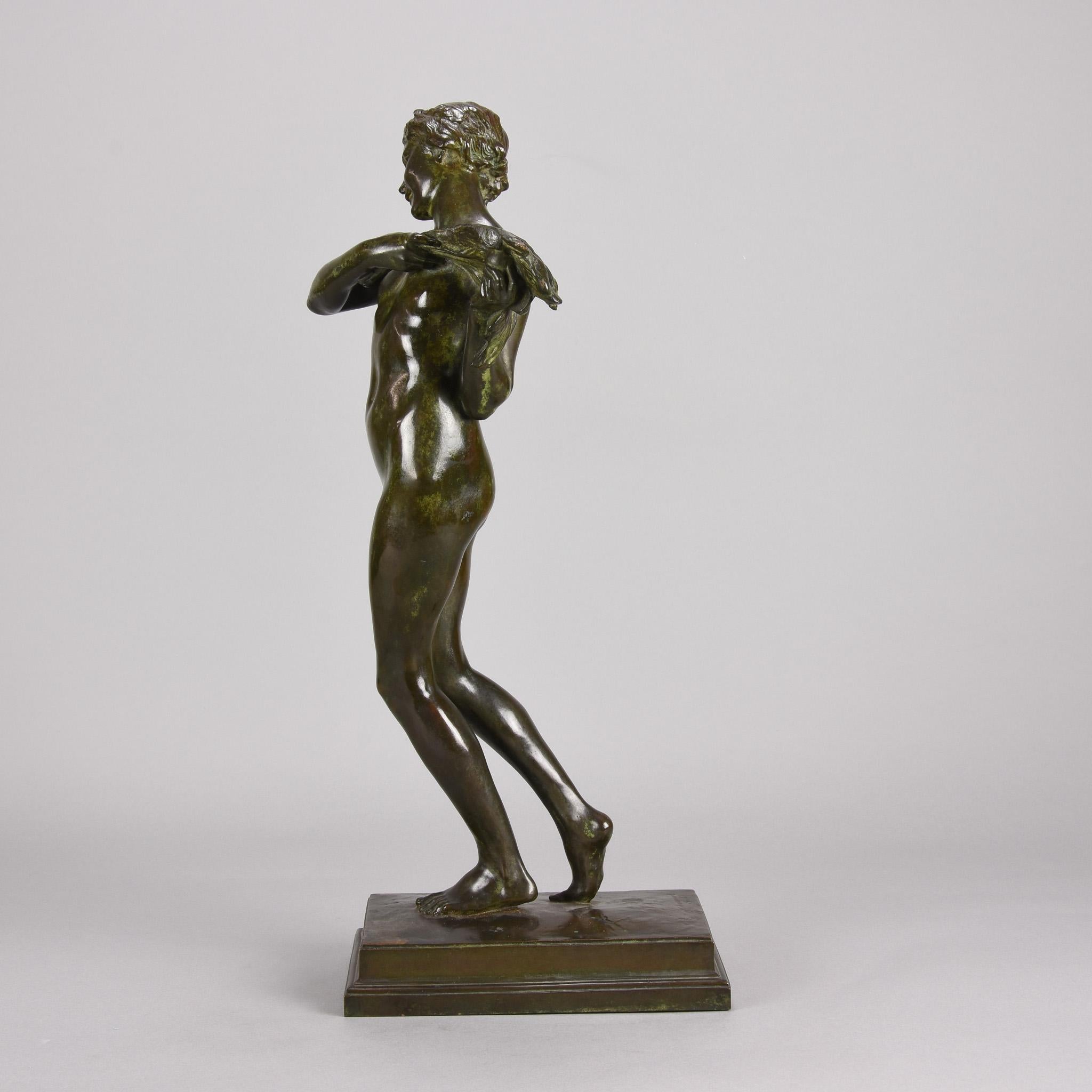 20th Century Bronze Art Deco Sculpture Entitled 