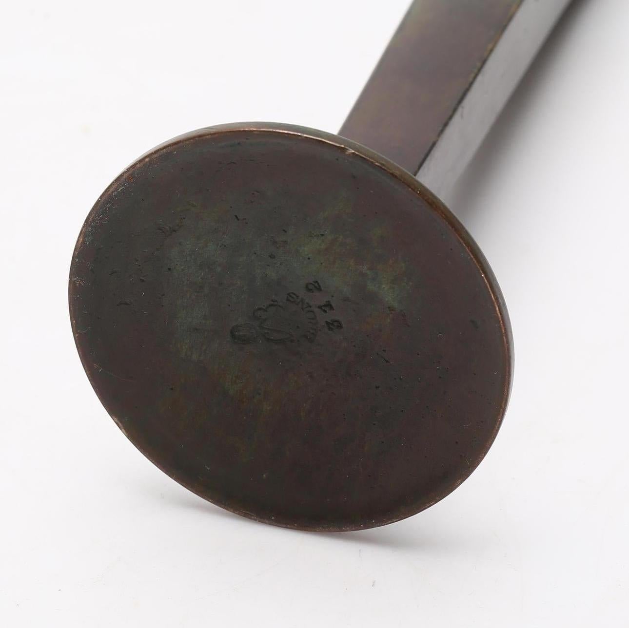 Vaso svedese in bronzo Art Deco di GAB, anni '30 In condizioni buone in vendita a Stockholm, SE