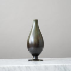 Bronze Art Deco Vase by GAB Guldsmedsaktiebolaget, Sweden, 1930s