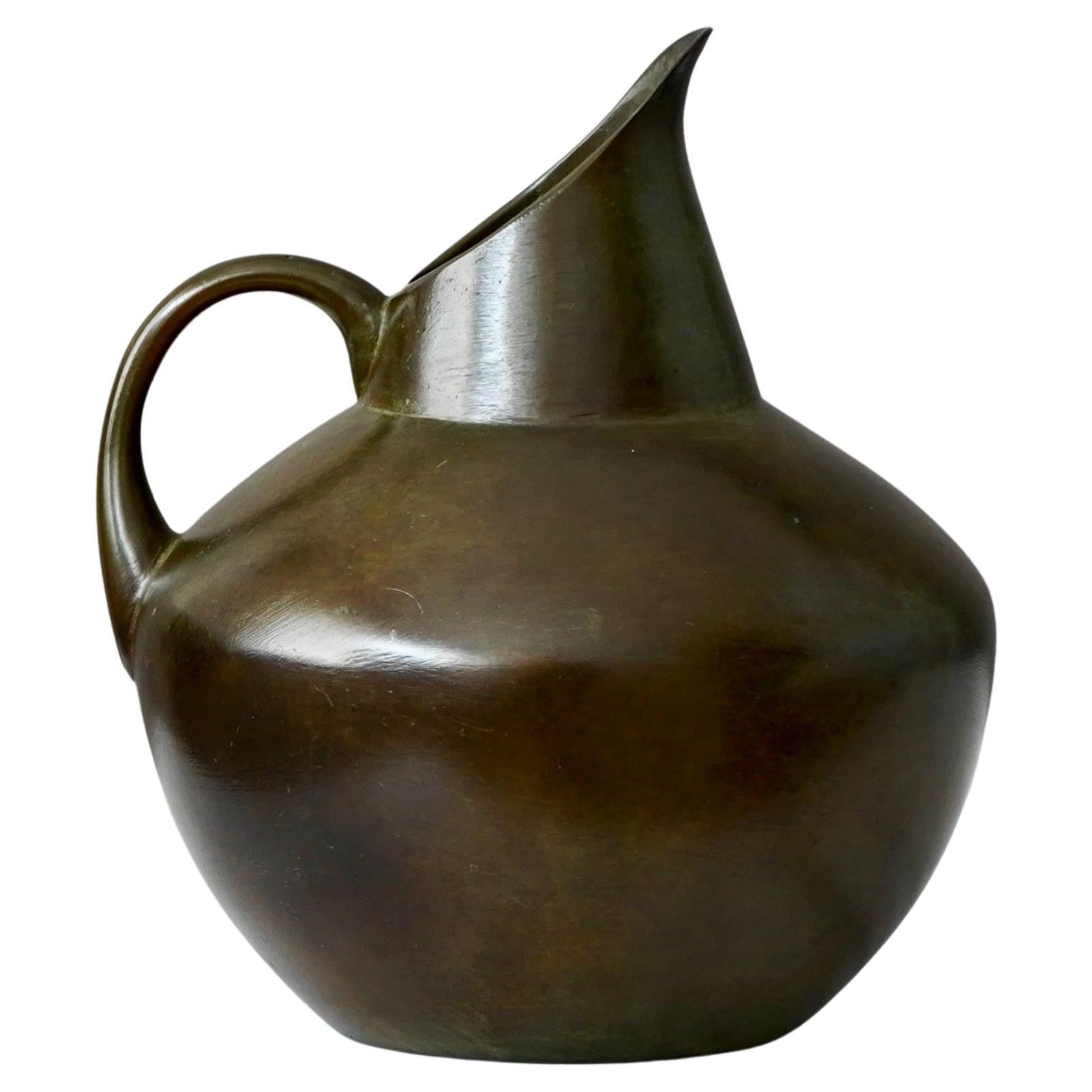 Bronze Art Deco Vase by GAB Guldsmedsaktiebolaget, Sweden, 1930s