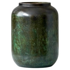 Vase Art déco par GAB Guldsmedsaktiebolaget, Suède, années 1930