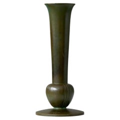 Vase Art déco par GAB Guldsmedsaktiebolaget, Suède, années 1930