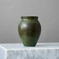 Bronze Art Deco Vase by Sune Backstrom, Sweden, 1920s