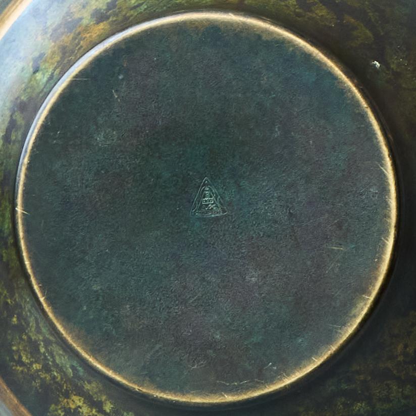 Bronzevase im Art déco-Stil von SVM Handarbete, Schweden, 1930er Jahre im Angebot 1