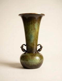 Bronze Art Deco Vase
