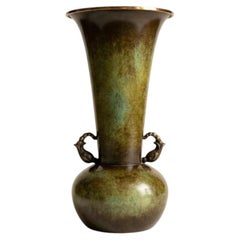 Bronze Art Deco Vase