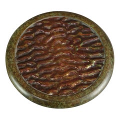 Bronze & Art Glass Paperweight After Tiffany Studios, 20th C