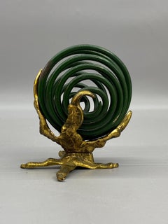 Bronze Art Nouveau Bird Talon Letter Holder