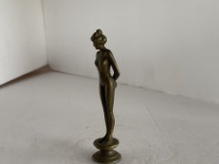 Bronze Art Nouveau Nude Women Letter Wax Seal Stamp