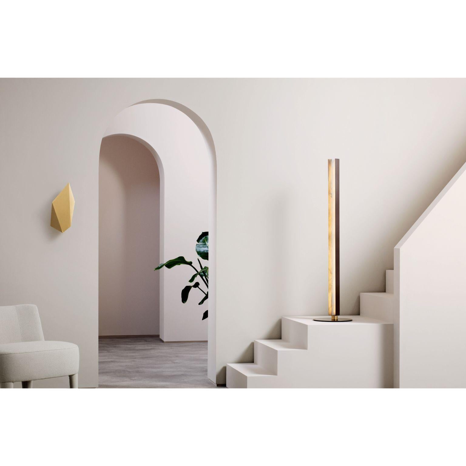 Britannico Lampada da terra Artés in bronzo di CTO Lighting in vendita