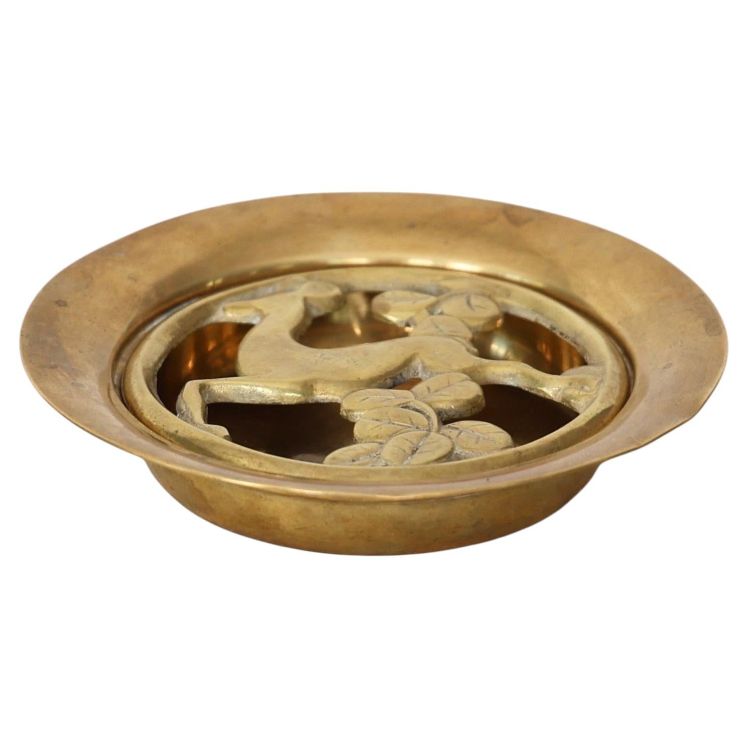 Bronze Ashtray by Niels Dam Ravn, 1930s, Denmark