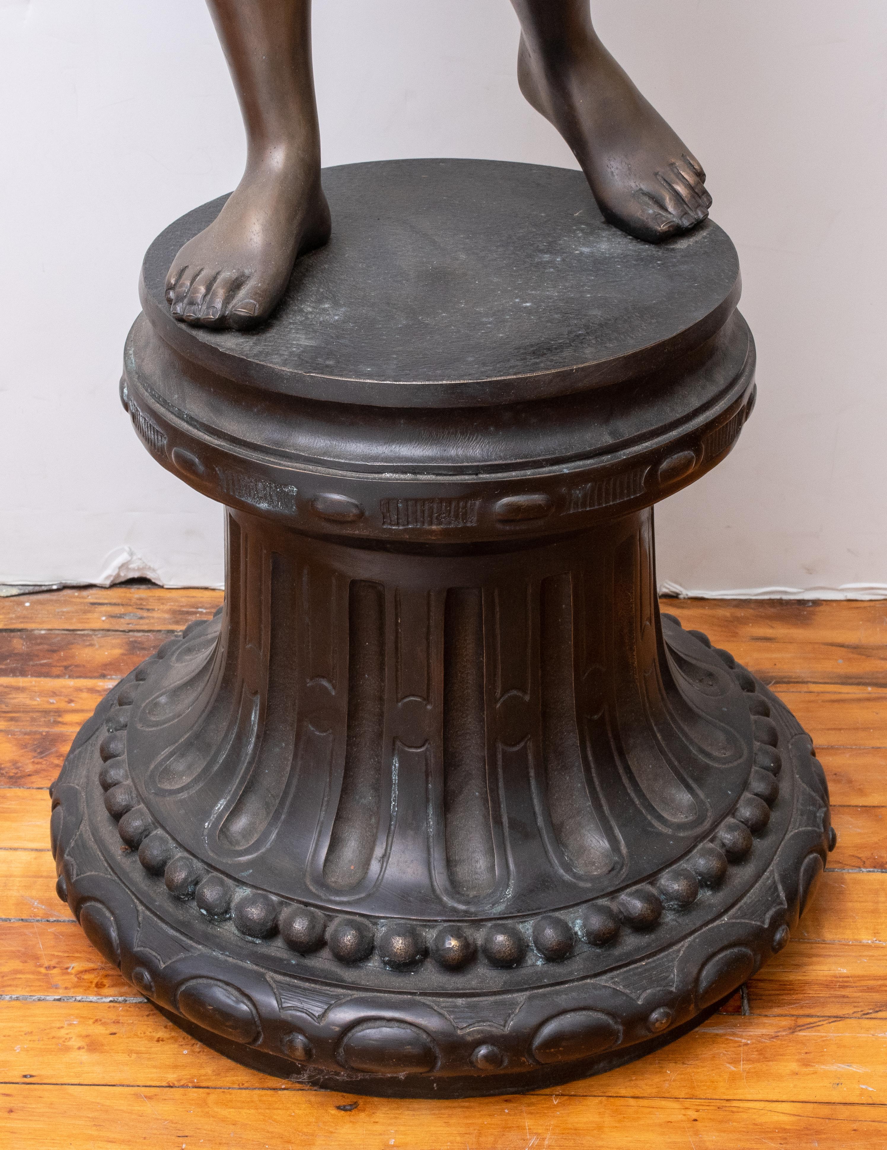 Bronze „Augustus der Prima Porta“ aus Bronze nach der Antike (20. Jahrhundert)