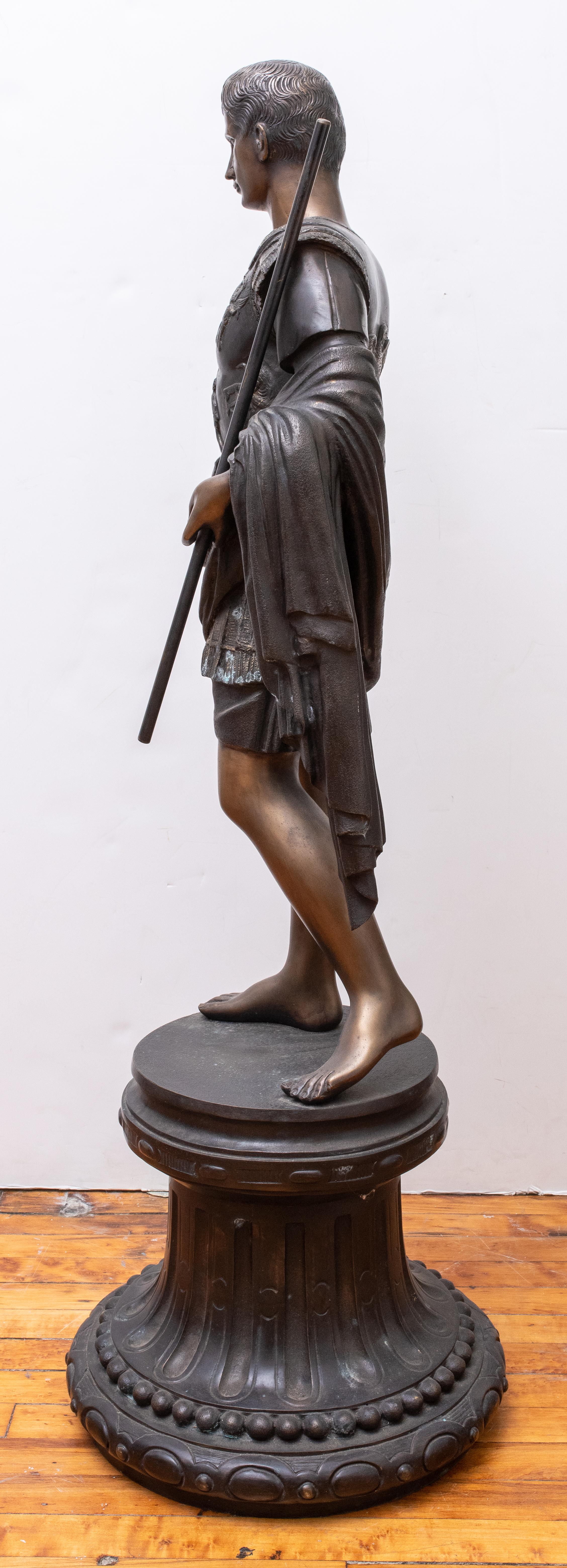 Bronze „Augustus der Prima Porta“ aus Bronze nach der Antike 3