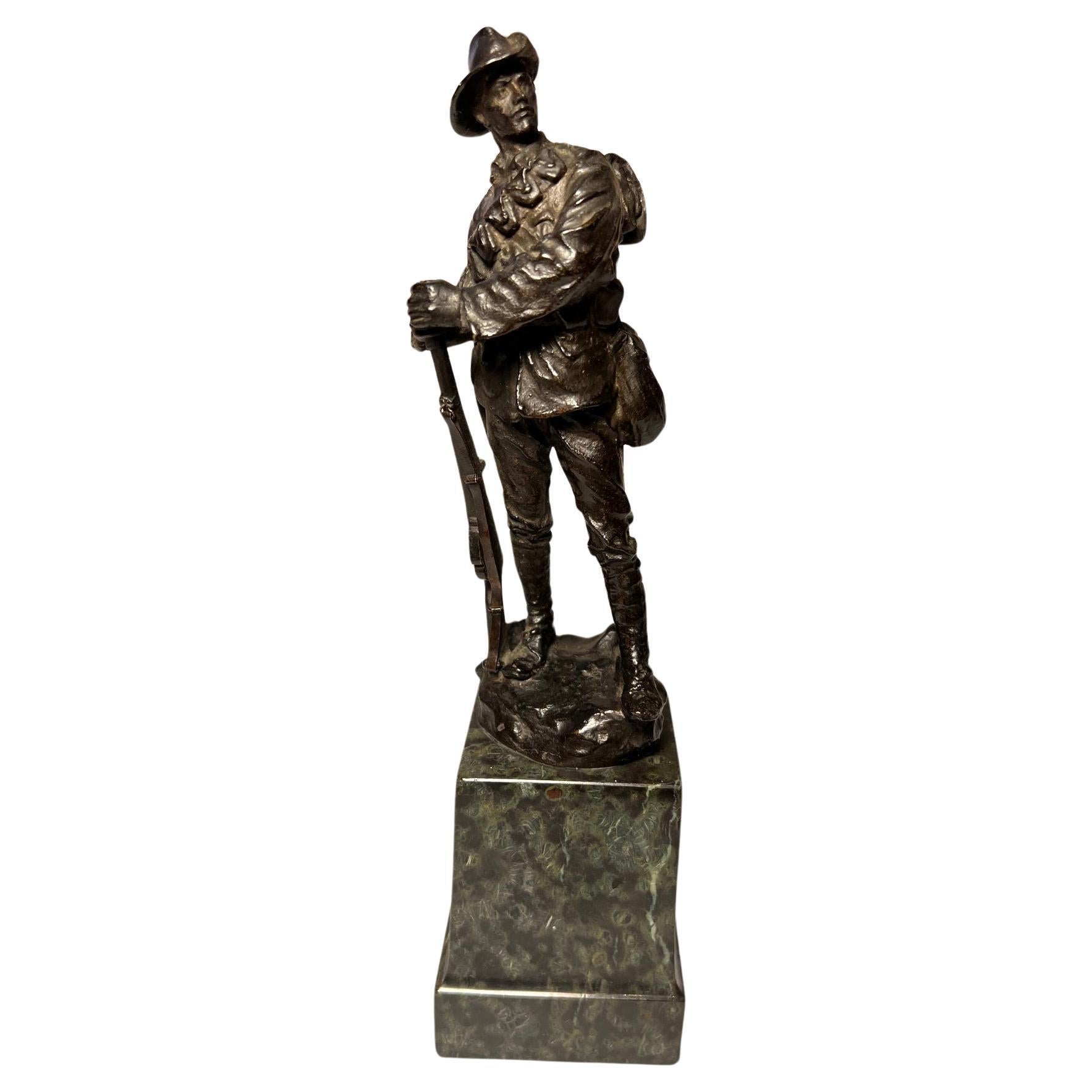 Bronze Australian Infantryman