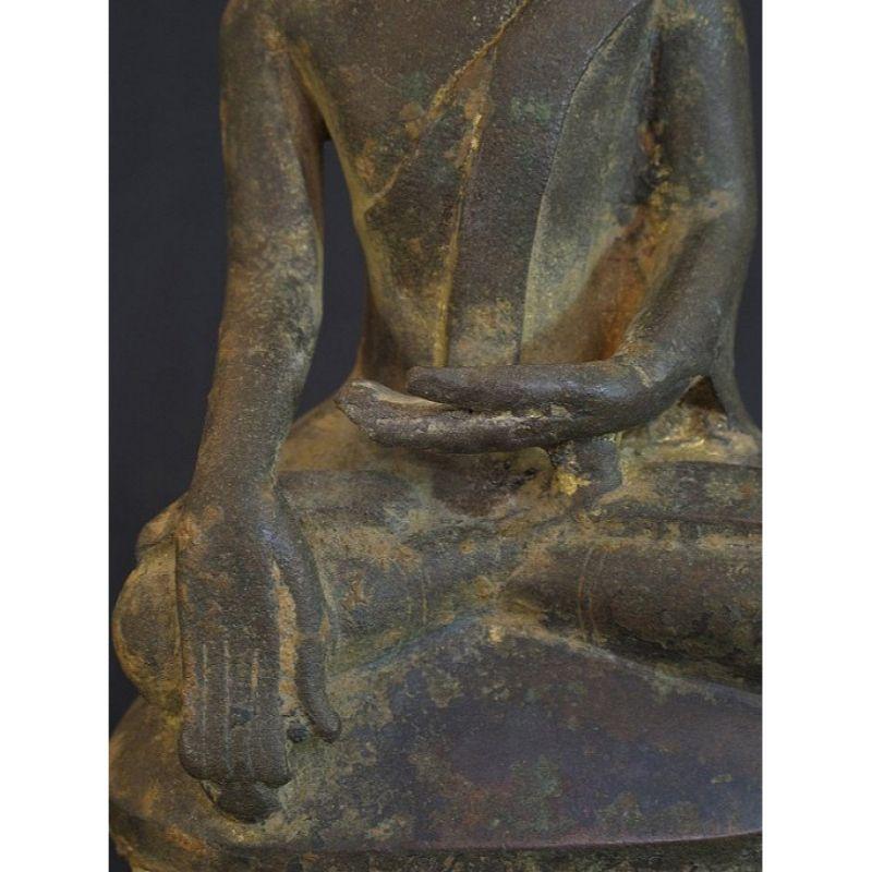 Bronze Ava Buddha Statue from Burma For Sale 6