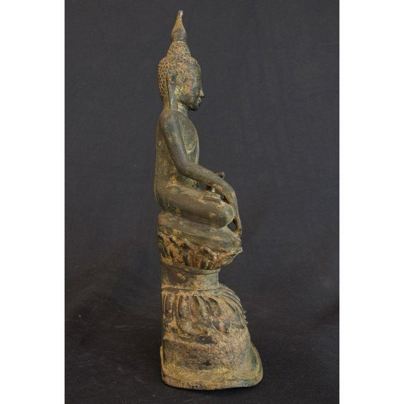 Bronze statue de Bouddha Ava en bronze de Birmanie en vente