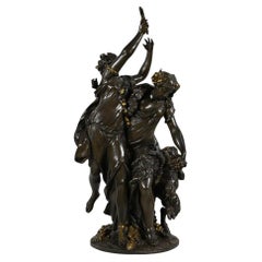 Bronze sculpture “Bacchanal”, after Clodion – 2nd part of the 19th century