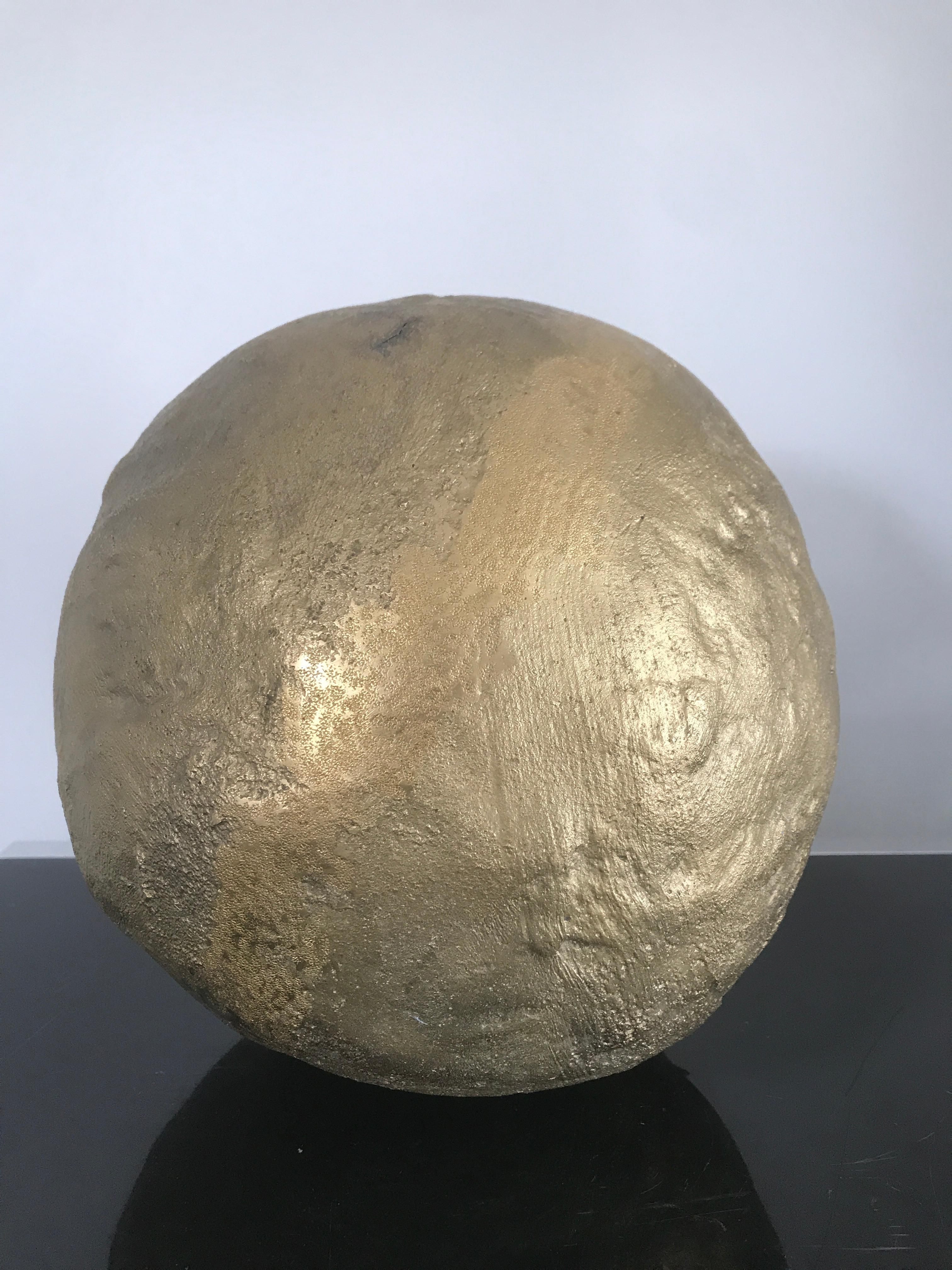 Late 20th Century Bronze Ball by Ado Chale