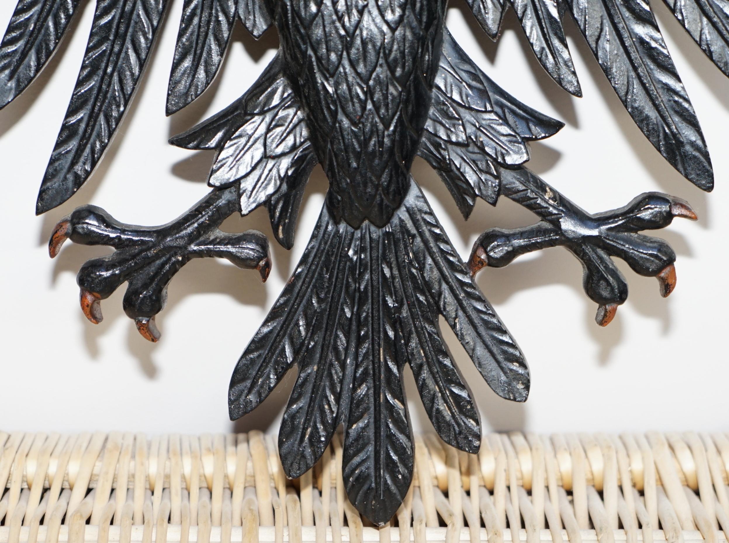 Modern Bronze Barclays Bank Spread Eagle Emblem 1736 James Barclay Very Rare Find Metal