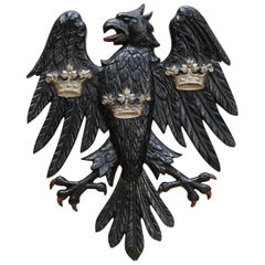 Bronze Barclays Bank Spread Eagle Emblem 1736 James Barclay Very Rare Find Metal