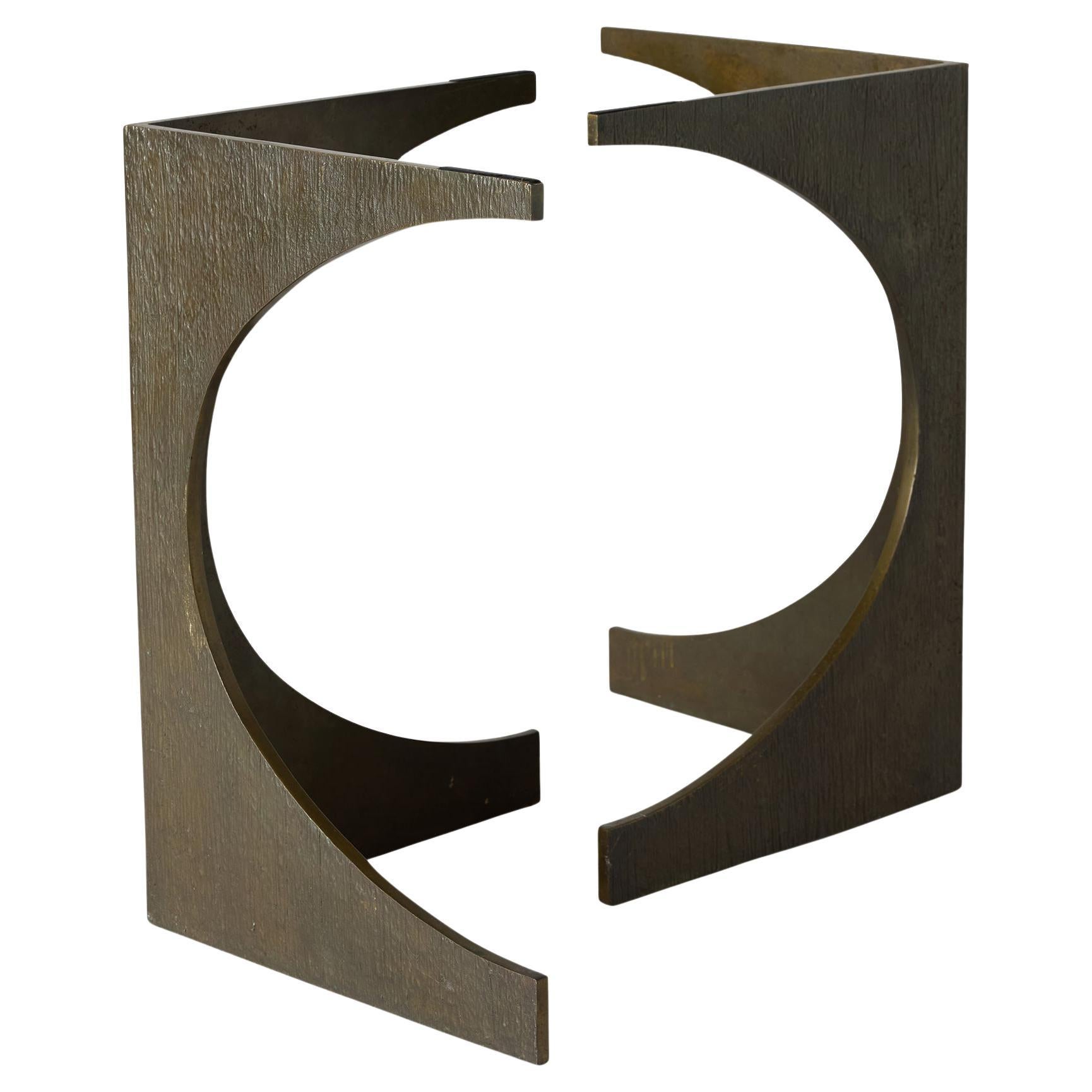 Bronze Bases for Console or Dining Table