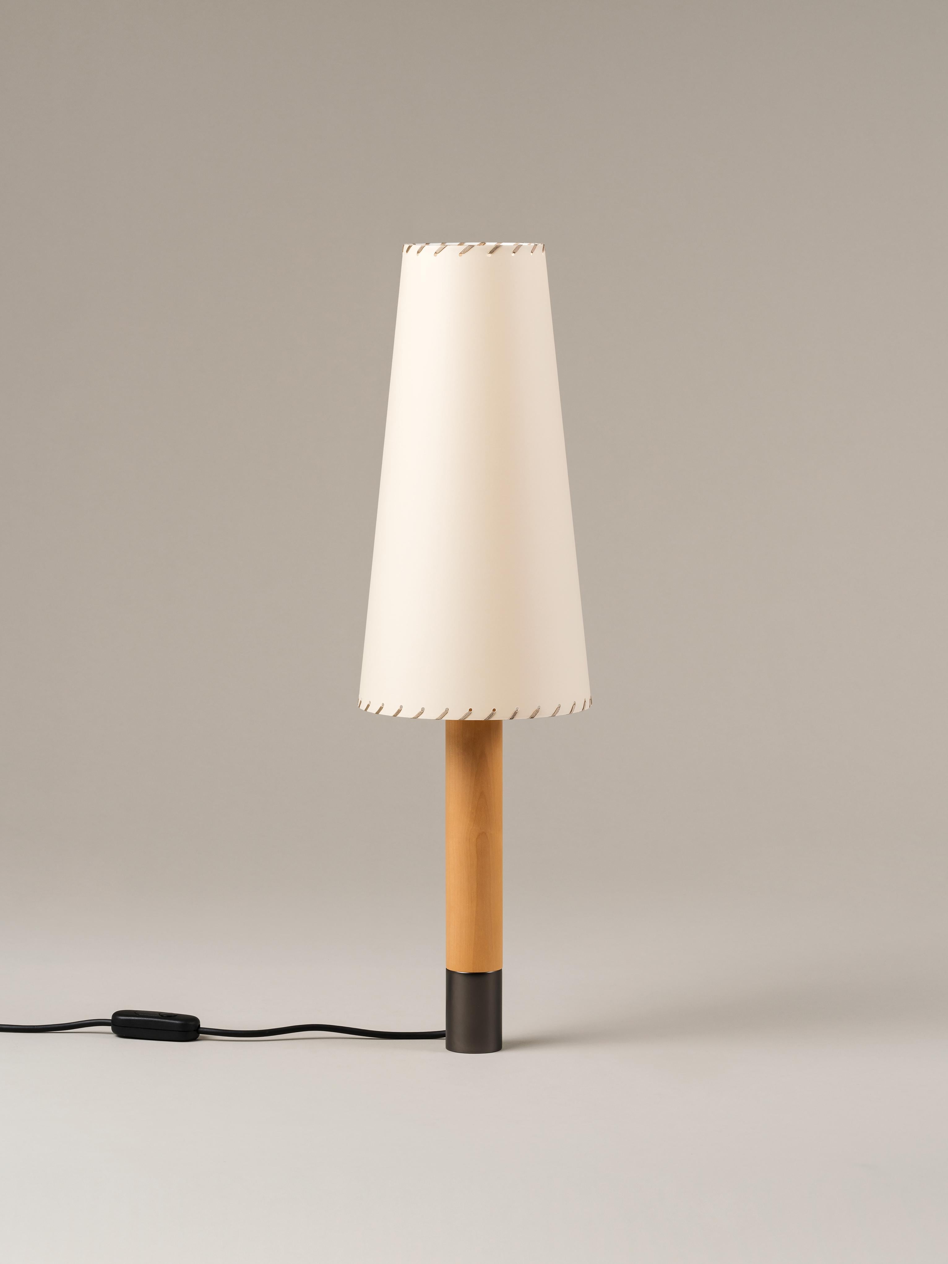 Modern Bronze Básica M2 Table Lamp by Santiago Roqueta, Santa & Cole For Sale