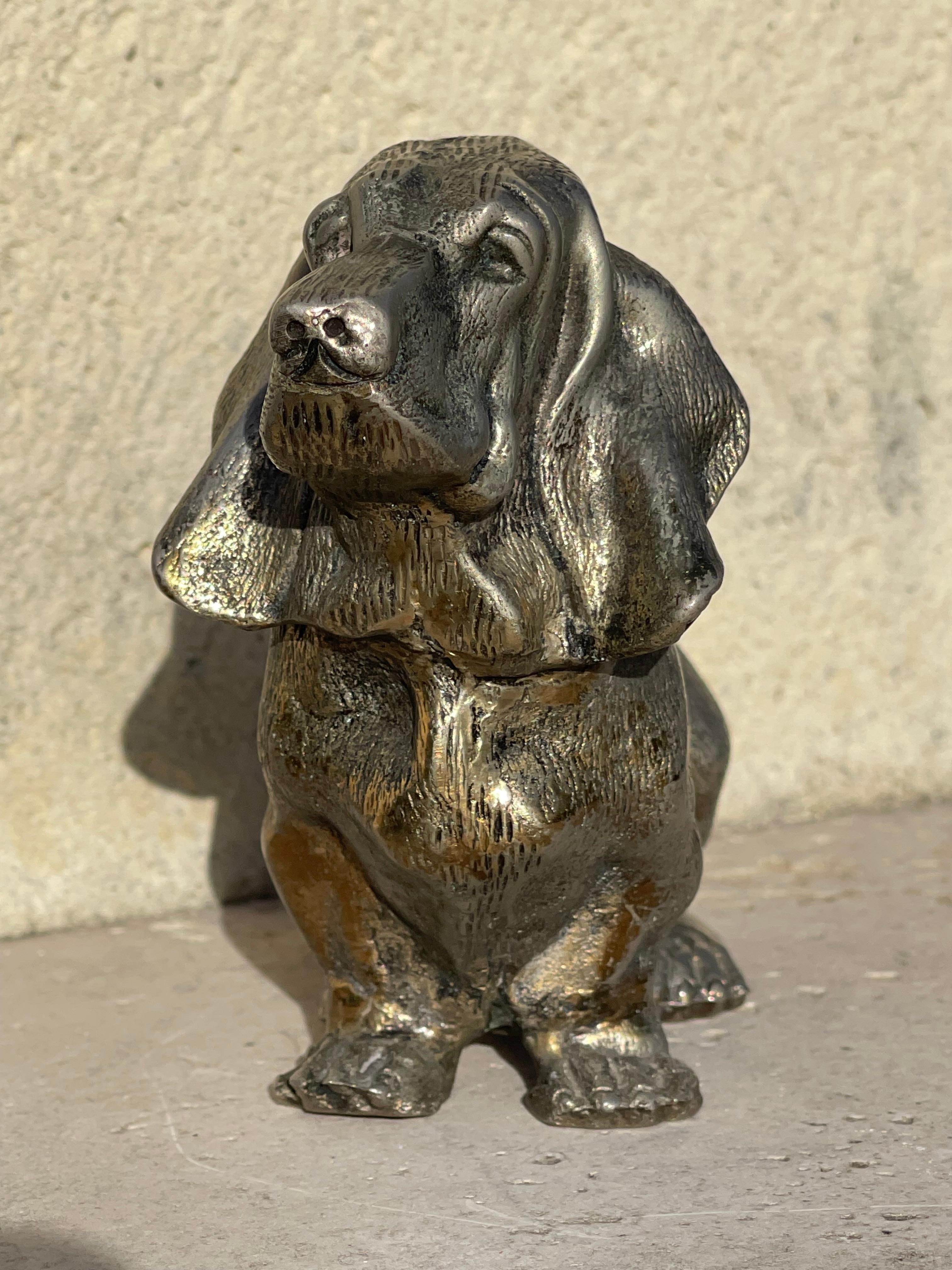 Bronze, Basset Hound, XXe siècle en vente 2