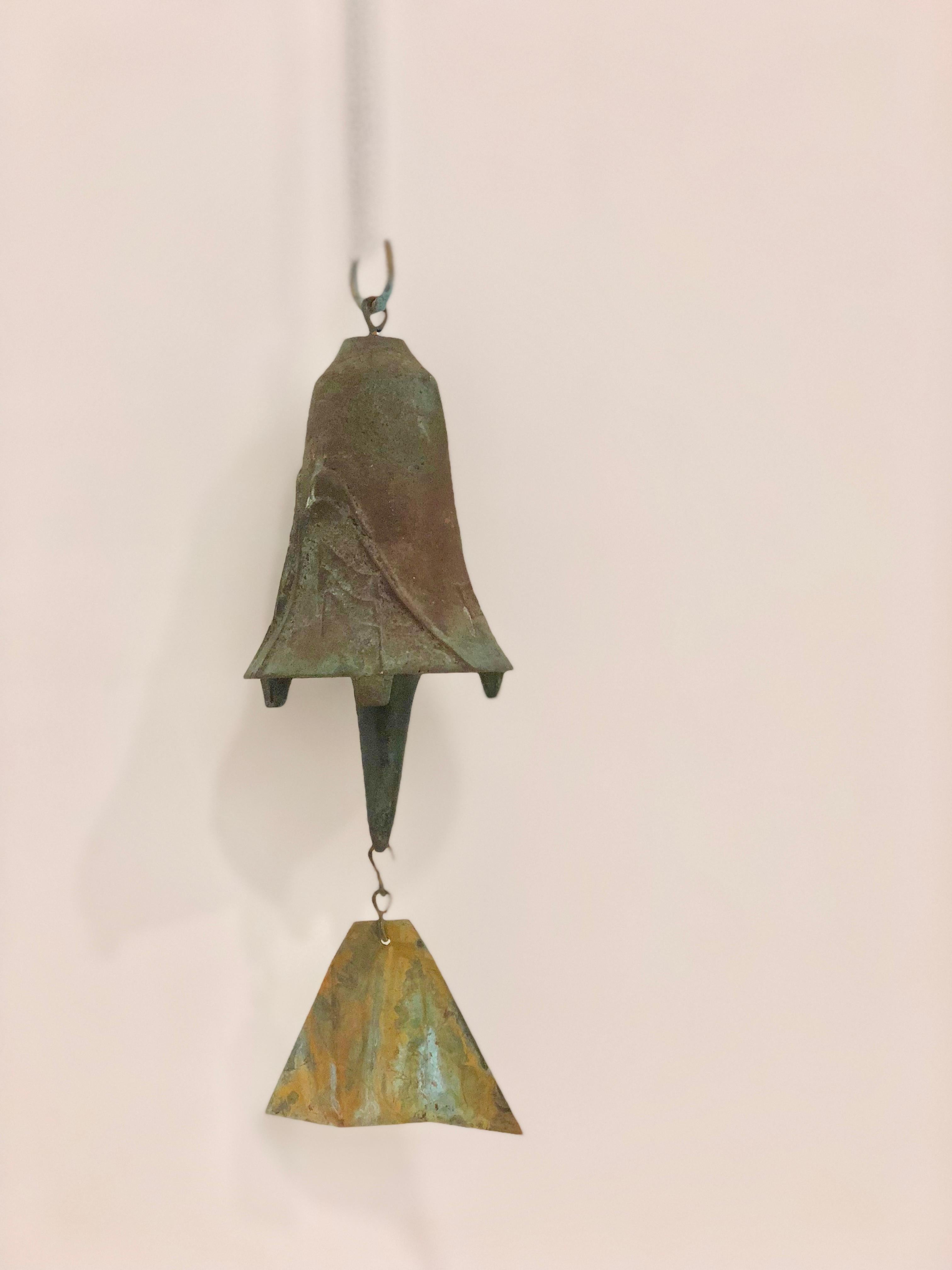 20th Century Bronze Bell by Paolo Soleri