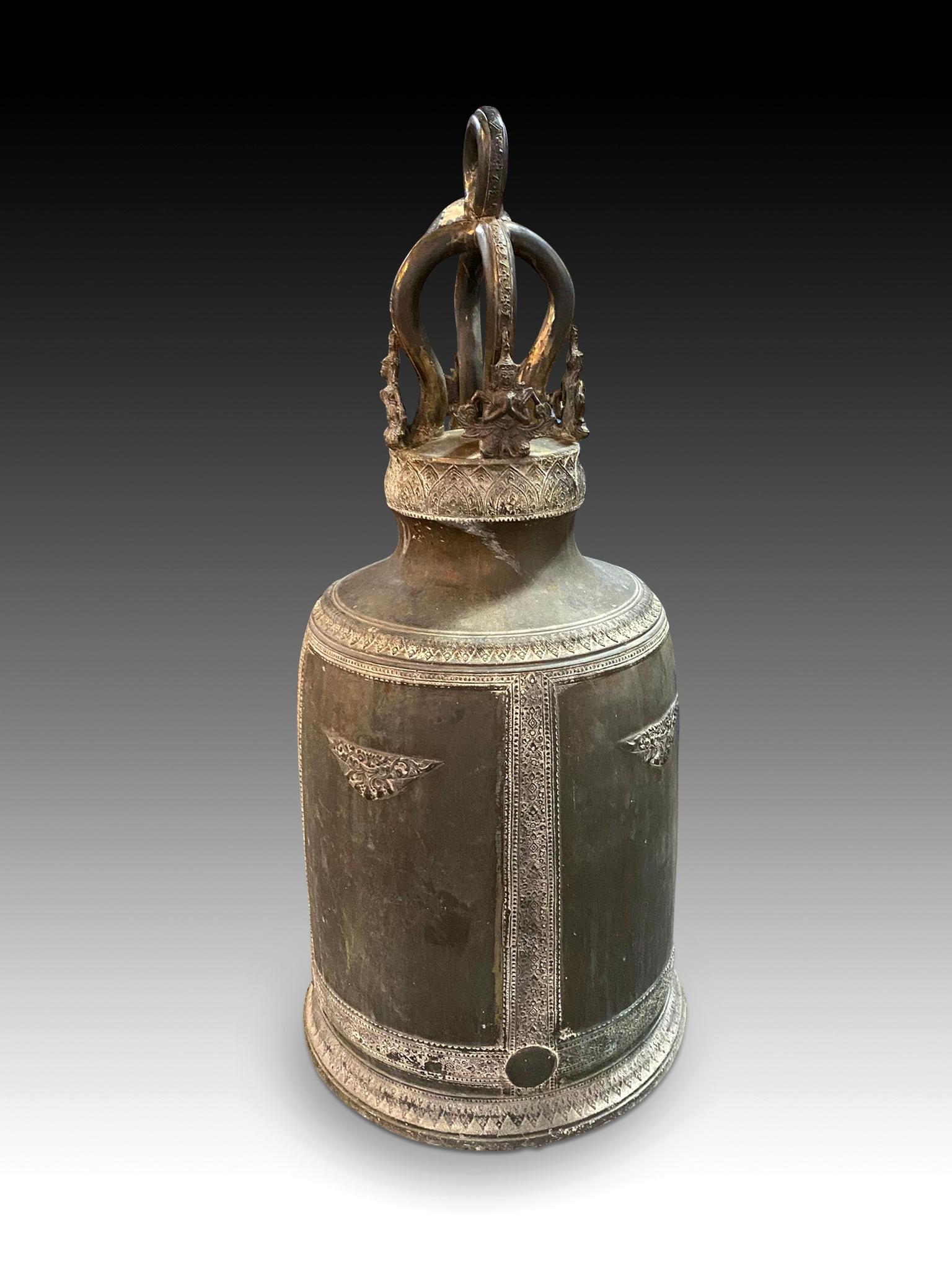 Other Bronze Bell, India, 20th Century For Sale