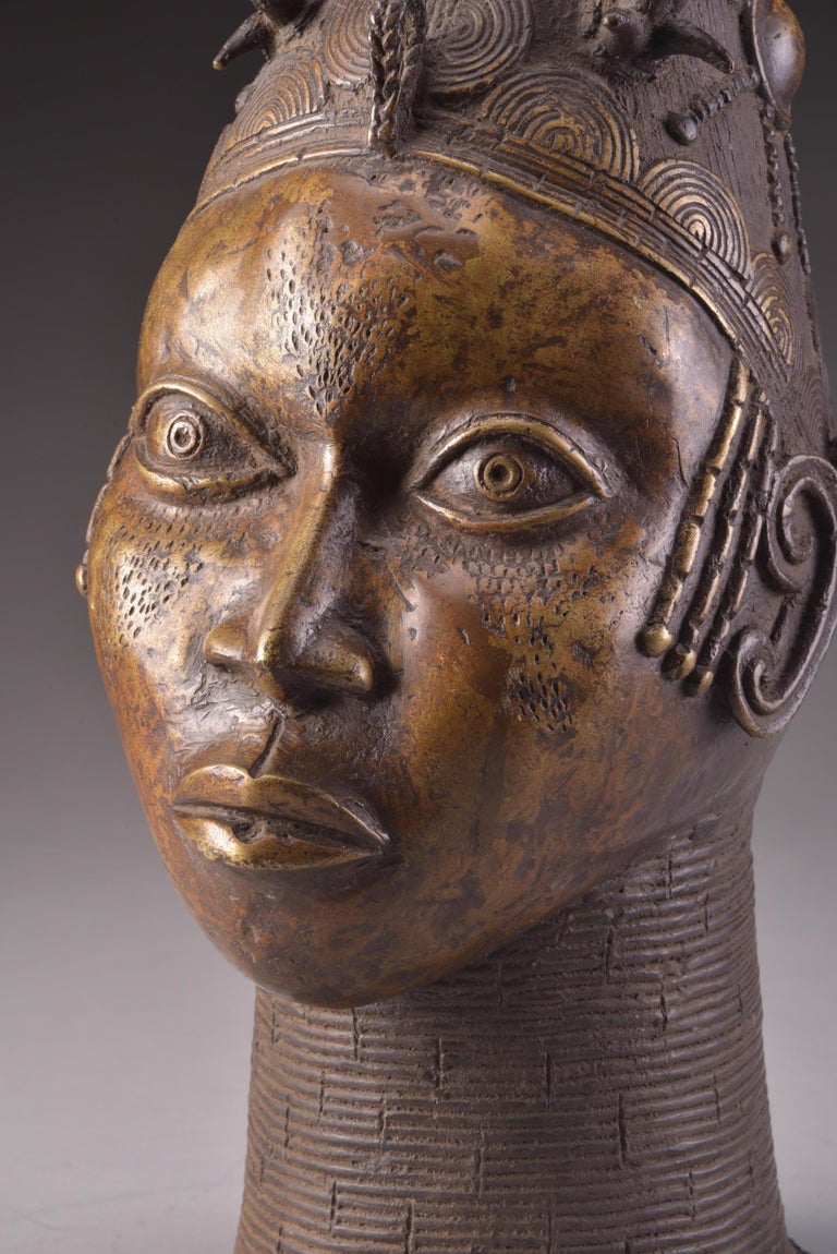 Bronze Benin Head at 1stDibs