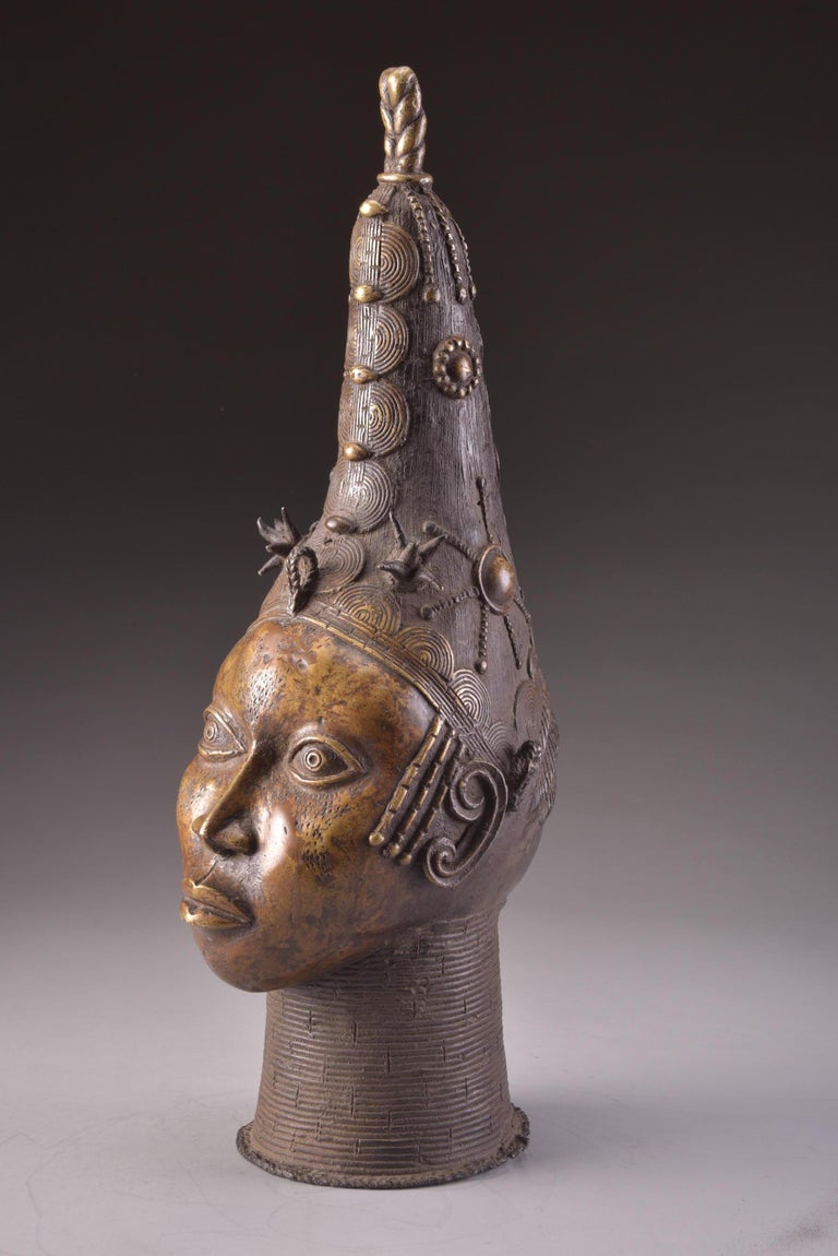 Bronze Benin Head at 1stDibs
