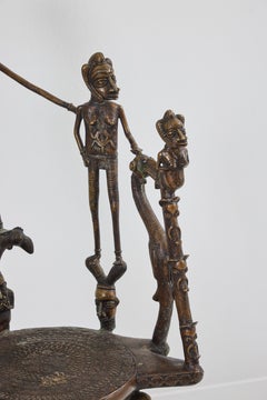 Bronze Benin Throne Chair