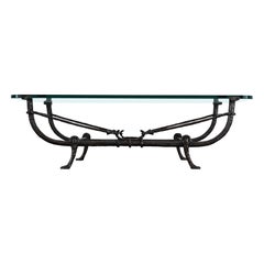 Bronze "Berceau" Coffee Table in the manner of Diego Giacometti, 20th Century