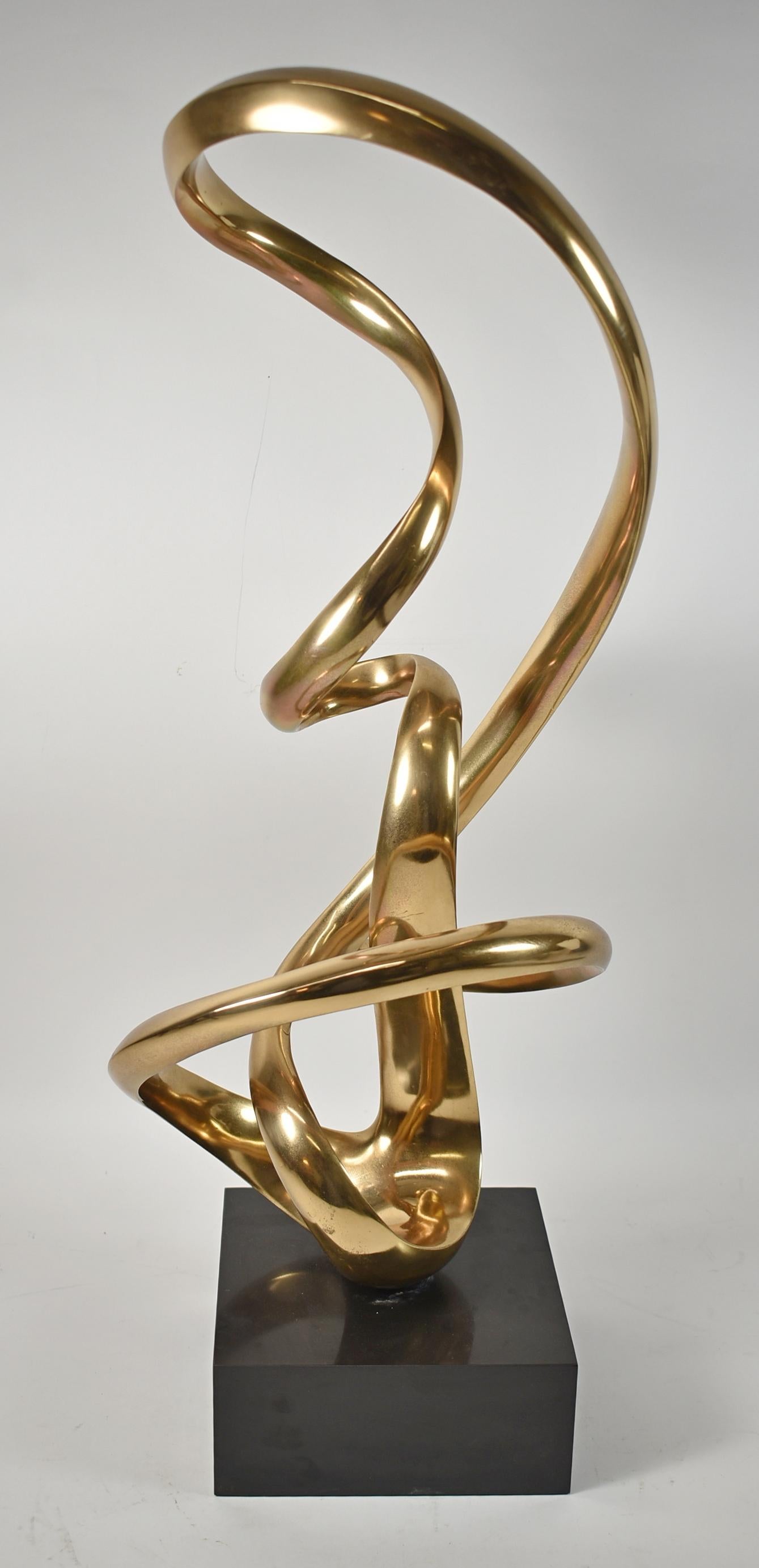 Bronze Biomorphic Sculpture by Antonio Grediaga Kieff In Good Condition For Sale In Toledo, OH