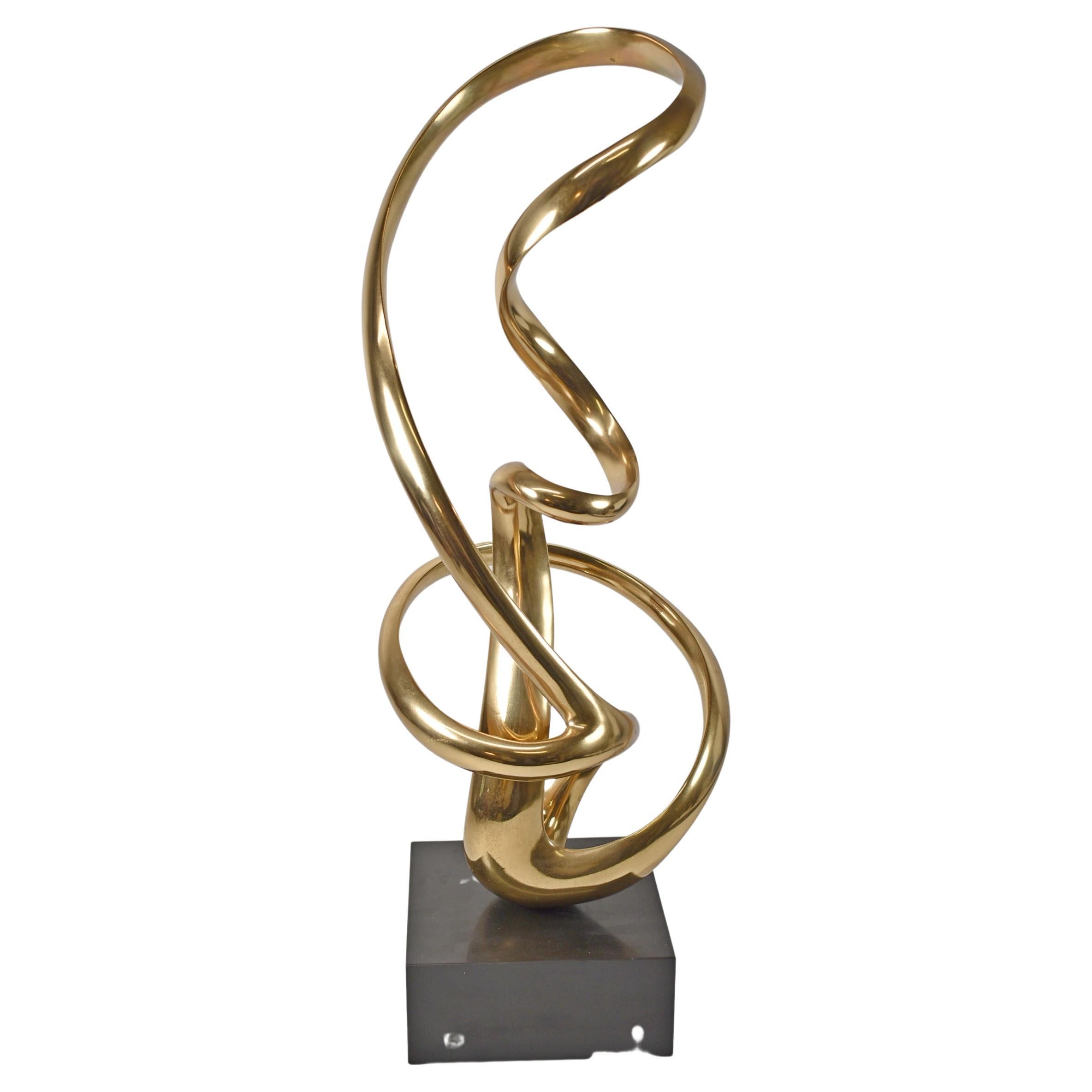 Sculpture biomorphique en bronze d'Antonio Grediaga Kieff