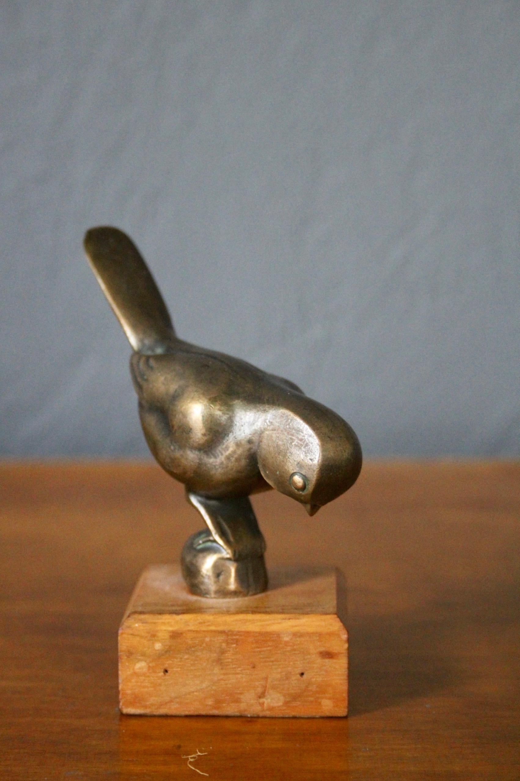 Bronze Bird Art Deco Sculpture 2
