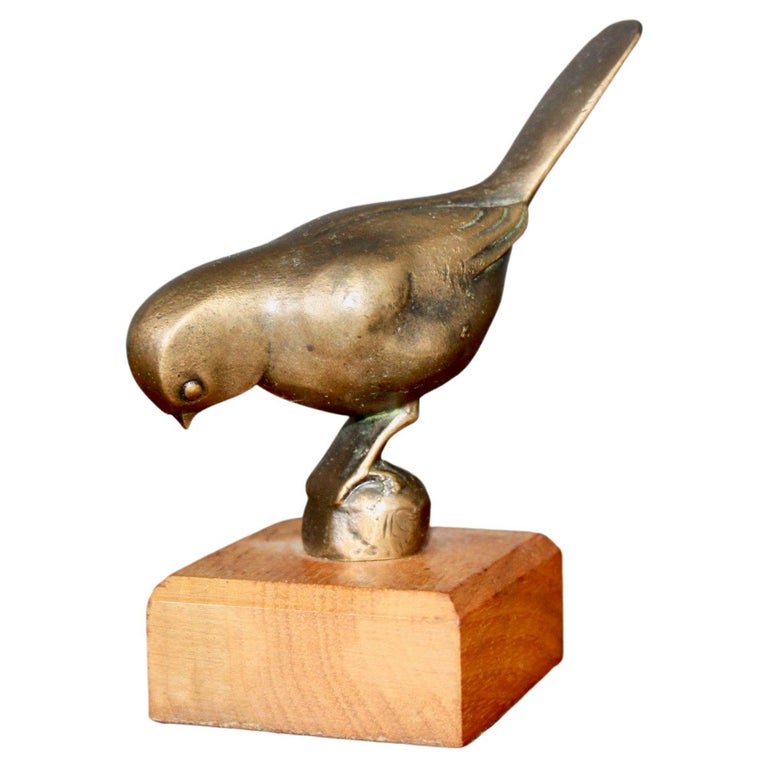 Bronze Bird Art Deco Sculpture For Sale at 1stDibs