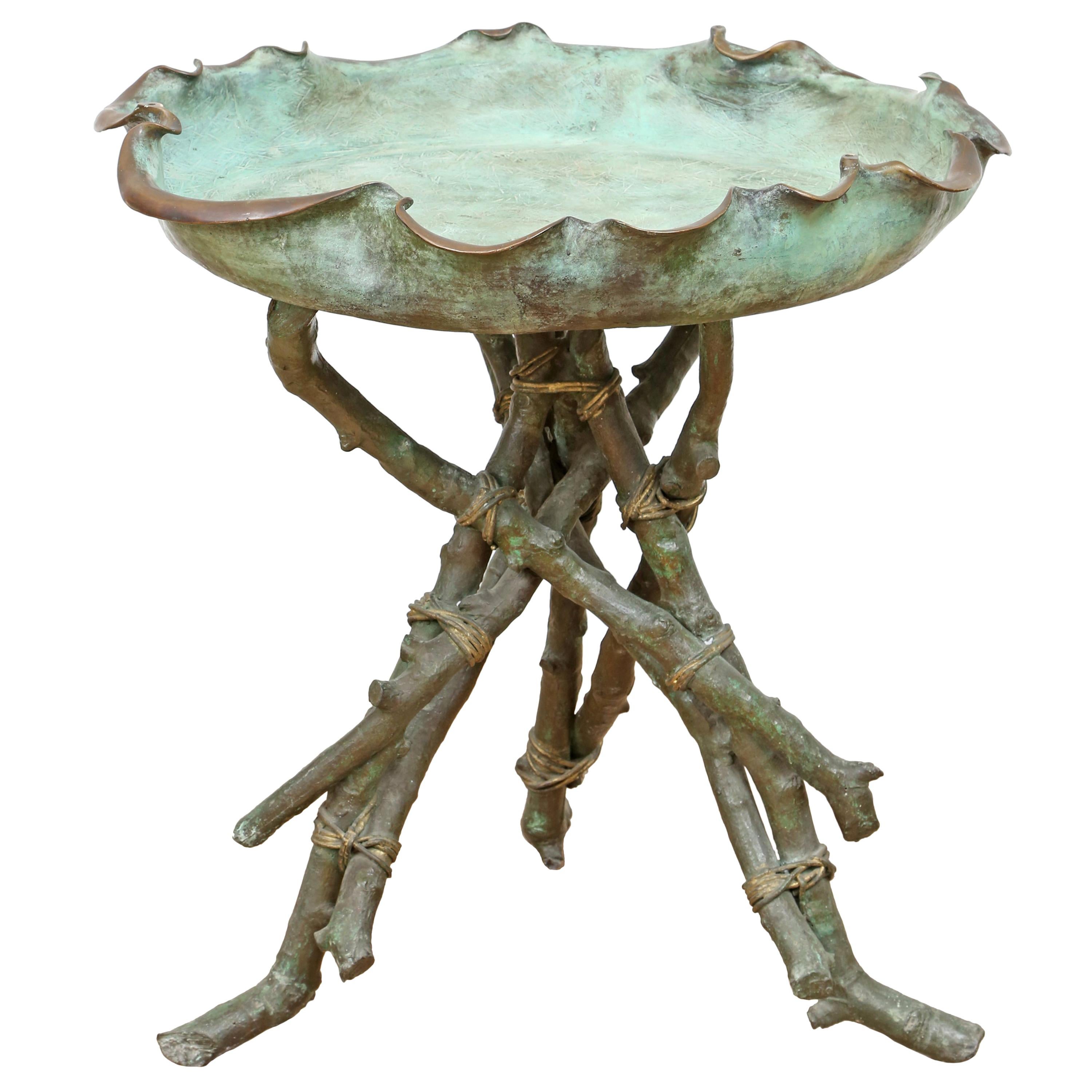 Bronze Bird Bath, Italy, Late 19th Century