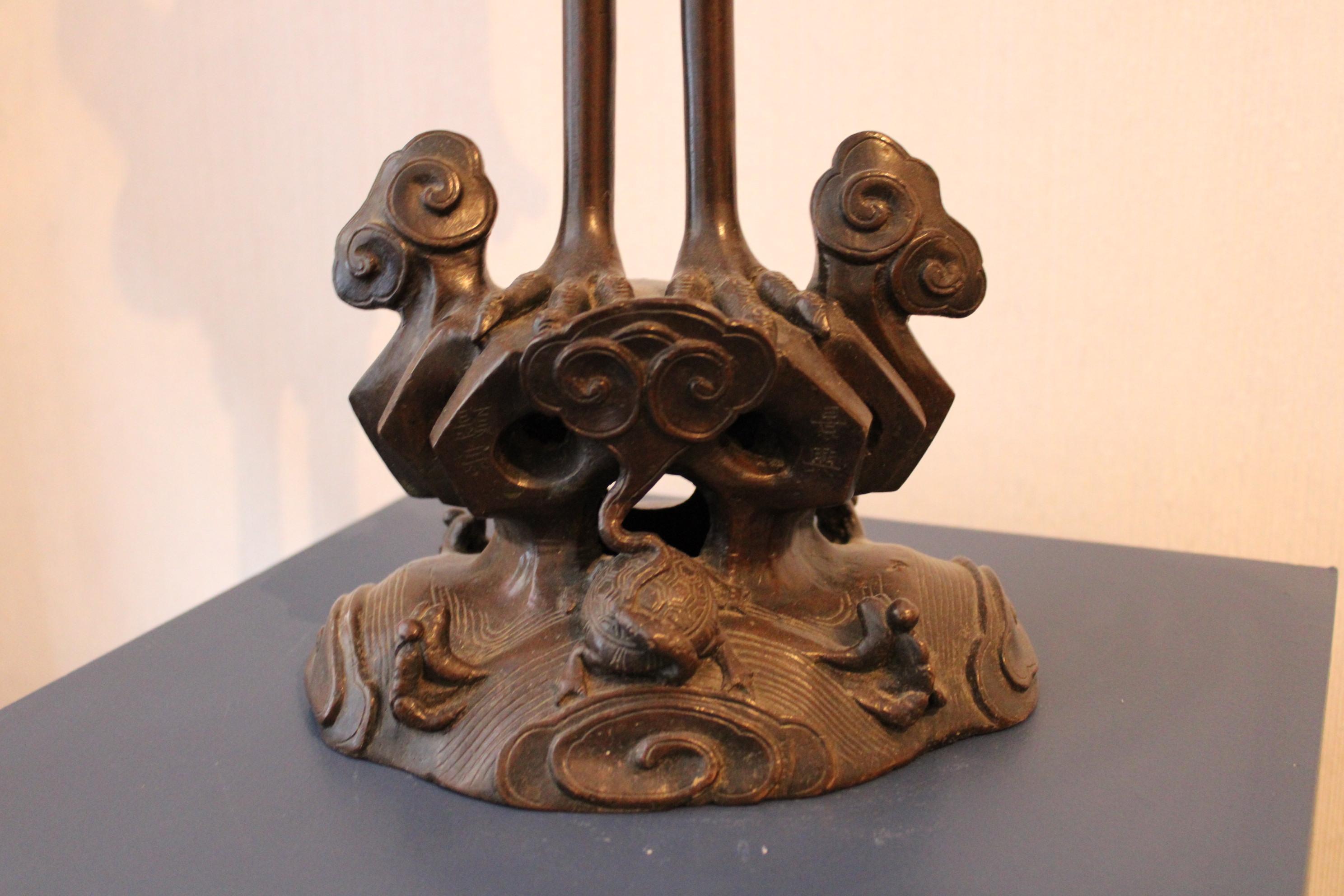 Bronze Bird Incense Burner, China, 19th Century For Sale 13